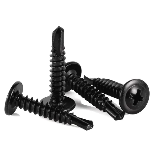 Miniatura 2 de Mellewell Tornillos autoperforantes de cabeza de oblea #8 x 1, tornillos de madera, tornillos de chapa autorroscantes rápidos de cabeza de truss