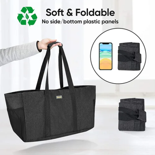 Miniatura 4 de Bolsa de mano con marco + bolsa grande de utilidad