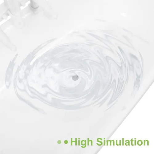 Miniatura 8 de Toyvian Bañera eléctrica de pulverización de agua Piscina con pulverizador sin batería para muñeca (blanco)