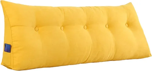 Miniatura 12 de Almohadas de cuña para sentarse en la cama, almohadas de lectura, almohada triangular con funda de almohada extraíble, cojín de respaldo para sofá