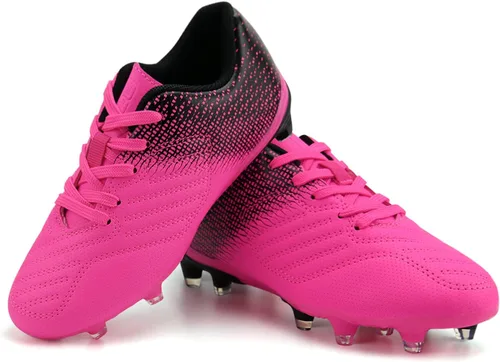 Miniatura 6 de Brooman - Zapatos deportivos con tacos para niños y niñas, zapatos de fútbol para usar al aire libre