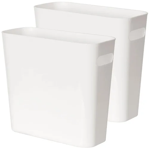 Miniatura 8 de Youngever Cubo de basura delgado de 1.5 galones, contenedor de basura de plástico, pequeño con asas para oficina en casa, sala de estar, sala