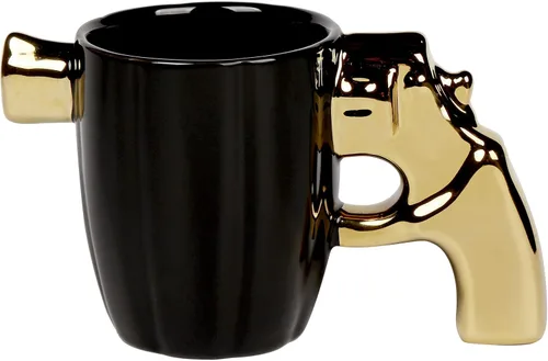 Miniatura 8 de Taza de té de café de cerámica de moda, taza especial fresca 3D, diseño de granada fresca, taza de té duradera, tazas atractivas, regalos de Negro