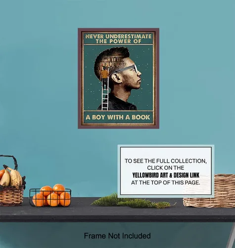 Miniatura 7 de Arte de pared negro afroamericano – Decoración motivacional inspiradora para el aula – Póster de cultura negra – Hombre afroamericano, hombres