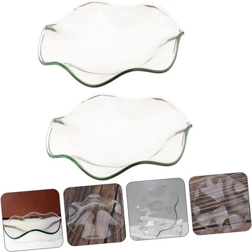 Miniatura 6 de 2 piezas de aceite esencial calentador de spa difusor de aceite esencial de vidrio reemplazo plato de calefacción de aceite plato aroma lámpara