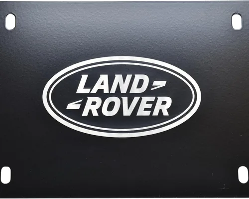 Miniatura 2 de Placa de matrícula genuina Land Rover - Acabado negro mate