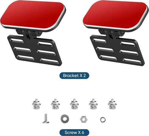 Miniatura 6 de Pixelman Soporte de cámara trasera - Parabrisas y montaje de espejo, soporte de cámara de respaldo con adhesivo (2PCS)