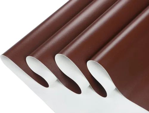Miniatura 6 de CDY Hojas de cuero sintético de vinilo marino: tela sintética suave e impermeable Material de piel sintética 54 "x 36" Muy adecuado para hacer Blanco