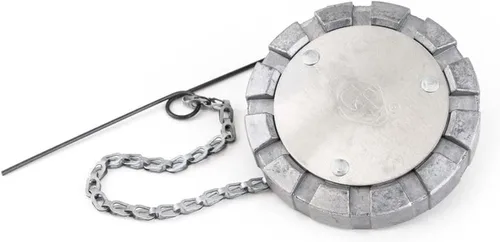 Miniatura 16 de Tapa de combustible diésel de bloqueo, tamaño nominal de 3", 1/4 de vuelta, sin ventilación, tapa de combustible de aluminio para Freightliner