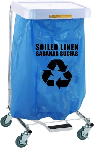 Miniatura 7 de RESILIA Bolsas de lino sucio de alta resistencia – Eliminación de residuos hospitalarios, bolsa de lavandería, forro de basura, almacenamiento