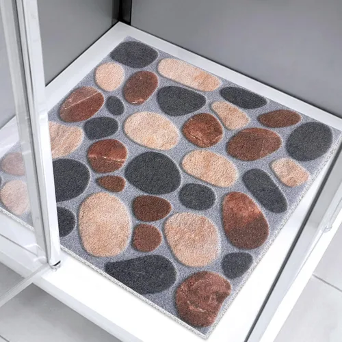 Miniatura 16 de Tapete de ducha antideslizante grande tapete de bañera antideslizante de 24 x 32 pulgadas, tapete de ducha de lufa para ducha interior, almohadilla