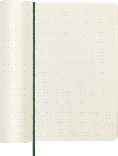Miniatura 6 de Moleskine Cuaderno clásico, tapa suave, grande (5 x 8.25 pulgadas), punteado, verde mirto, 192 páginas