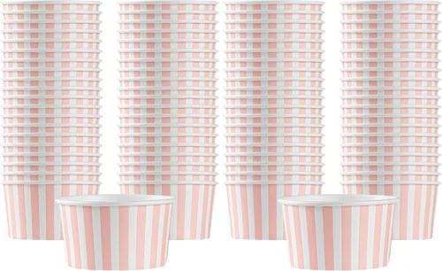 Miniatura 79 de Coppetta - Vasos de papel de 3 onzas, 50 tazas duraderas para llevar, tapas se venden por separado, desechables, tazas de postre de papel negro