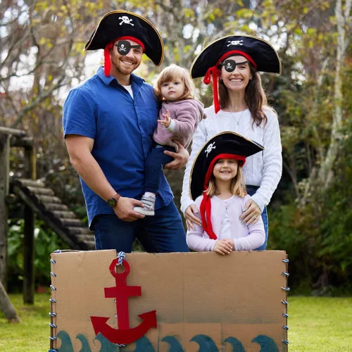 Miniatura 5 de 2 parches de ojo pirata, parches de ojos negros 3D para adultos y niños, parche médico para ojo izquierdo o derecho, parche ocular ajustable