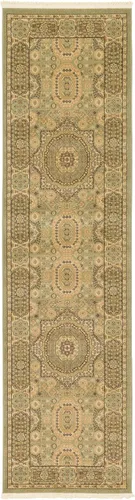 Miniatura 23 de Unique Loom Palace Collection - Alfombra bohemia tradicional, medallón, vintage (2 pies x 3 pies, rectangular, azul claro/bronceado)