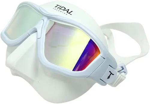 Miniatura 9 de Máscara de apnea Tidal Glide - Máscara de bajo volumen diseñada para apnea, pesca submarina y esnórquel. Máscara antivaho de apnea.