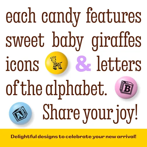 Miniatura 5 de M&M'S WORLD New Baby Dulces de Chocolate con Leche Bolsa de 2 Libras con M&M'S Surtidos para Baby Showers, Fiestas de Revelación de Género e Ideas