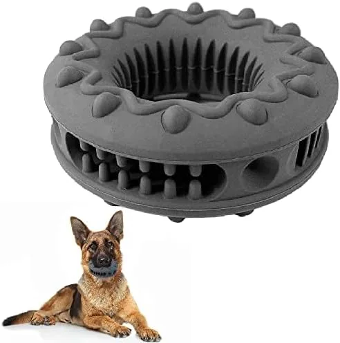 SIMENA Juguete masticable resistente para perros masticadores agresivos, juguete natural para dentición para razas medianas, juguete masticable