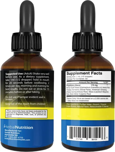 Miniatura 8 de Muscle Force Strength and Endurance - Fórmula en espray de 2 botellas, fórmula de crecimiento patentada de 175 mg, 2 onzas por botella