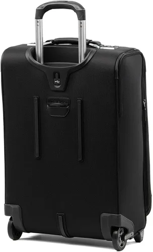 Miniatura 6 de Travelpro Platinum Elite - Rollaboard expandible de 22 pulgadas, negro sombra, Equipaje vertical expandible Platinum Elite Softside