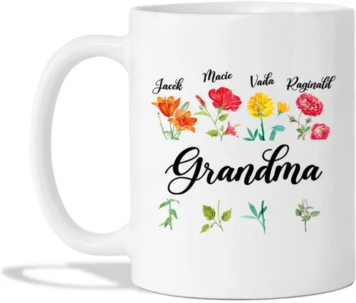 Miniatura 14 de Taza de café con texto en inglés "Grandma No Matter How Hard Life Gets At Least You Do Not Have Ugly Grandchildren - Taza de café para abuela, taza