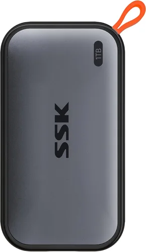 Miniatura 9 de SSK SSD externo de 250 GB, unidades de estado sólido externas SSD USB C de hasta 1050 MB/s, SSD portátil USB 3.2 Gen2 para iPhone 15/Pro, Windows