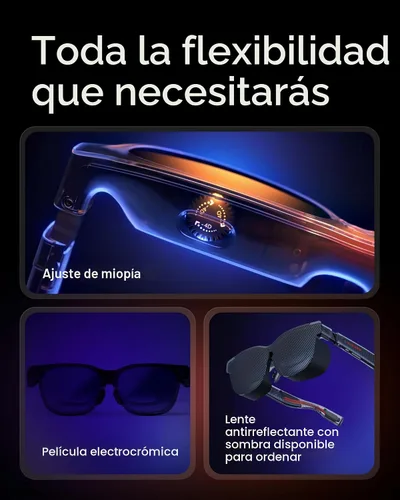 Miniatura 4 de VITURE Lentes Luma Pro XR — Pantalla ultra afilada de 152 pulgadas, 1200p 120 Hz, FOV de 52°, película electrocrómica, ajustes de miopía, audio