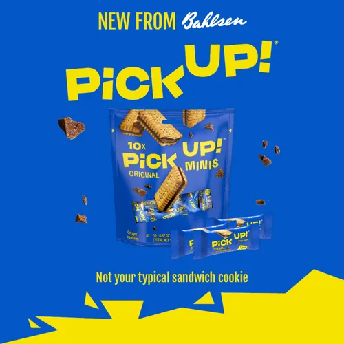 Miniatura 5 de Bahlsen PiCK UP! Minis Original (3 bolsas, 3 x 10 galletas individuales, 30 galletas en total) - Chocolate alemán intercalado entre dos galletas