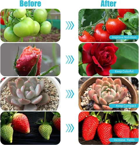 Miniatura 6 de Luces de cultivo negras para plantas de interior, luces de plantas con clip de 126 LED, lámparas de cultivo de plantas LED de espectro completo