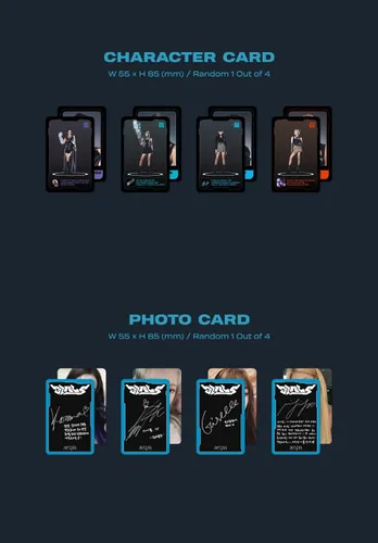 Miniatura 5 de Dreamus KPOP MARKET Display Album Black 203 x 267 x 6 mm