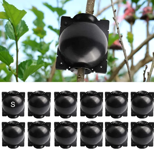 12 uds Caja de cultivo de raíces de plantas, Kit reutilizable de capas de aire para propagación Kit de bolas de enraizamiento de raíces de plantas