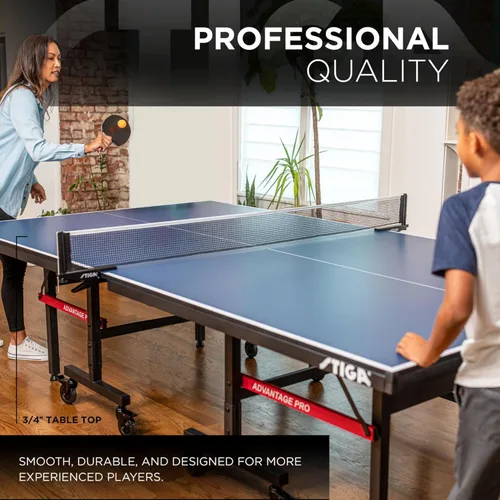 Miniatura 2 de STIGA Advantage Series Indoor Ping Pong Table, Foldable Table Tennis Table - 12, 15, 18, and 25mm Tabletops - Quickplay 10 Minute Assembly