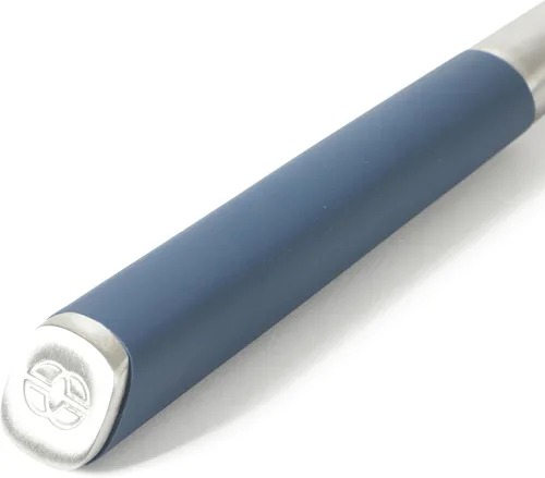 Miniatura 6 de Calphalon Edge Servidor de pasta de espagueti de acero inoxidable con mango de goma termoplástica - azul marino Azul marino con goma