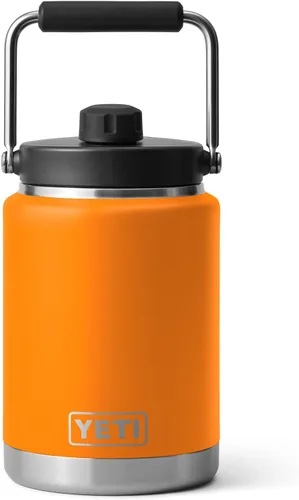 Miniatura 13 de YETI Rambler Jarra de Medio Galón, Aislada al Vacío, A Prueba de Fugas, Acero Inoxidable con MagCap Rosa (Tropical Pink)