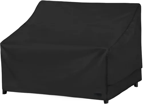 Miniatura 18 de NettyPro Funda para Sofá Loveseat de Patio Impermeable de Servicio Pesado para Muebles de Exterior Sofá de 2 Plazas, 54" An x 32" Pr x 35" Al, Marrón