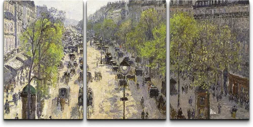 Miniatura 23 de Wall26 - Lienzo decorativo para pared, 3 piezas, serie de pinturas famosas
