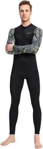 Miniatura 5 de Skins de buceo para mujeres y hombres, traje de baño de cuerpo completo, rashguard, piel de buceo, traje de neopreno delgado, de una pieza, manga