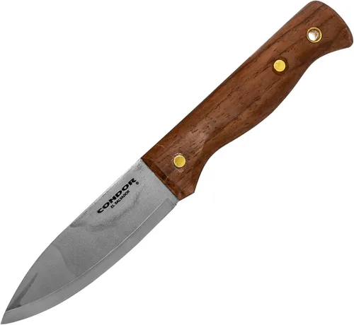 Miniatura 4 de Cuchillo Condor Bushlore - Cuchillo de Bushcraft - Acero de alto carbono 1075 - Mango de nogal - Afilado escandinavo - Cuchillos de hoja fija