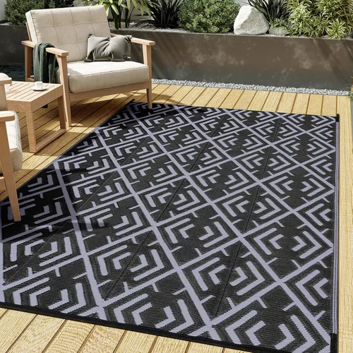 Miniatura 30 de HUGEAR Alfombra para RV Exterior Tapete Impermeable Alfombras para Exteriores 9'x12' para Patios Liquidación Alfombra Exterior Alfombras de Camping