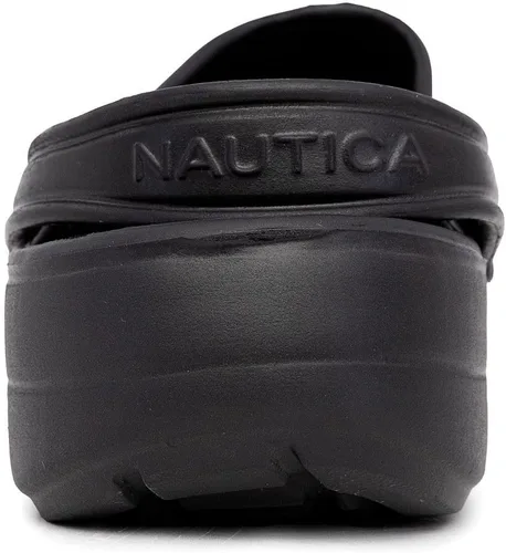 Miniatura 4 de Nautica Zuecos para hombre, sandalias deportivas deportivas, sin cordones con correa trasera ajustable, (zapatos de aguapantuflas peludas) River Edge