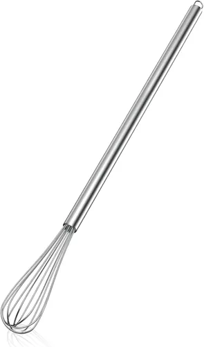 Miniatura 10 de NileHome Juego de mini batidores de acero inoxidable de 5 y 7 pulgadas para cocina, pequeños batidores de alambre para cocinar, batir, mezclar