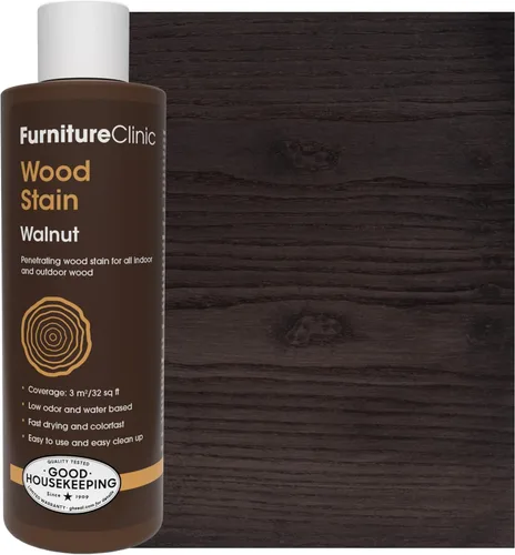 Miniatura 18 de Furniture Clinic - Tinte para madera de base acuosa Palisandro Secado rápido, bajo olor y no tóxico para muebles de interior y exterior y más