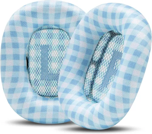 WC PadZ Max - Almohadillas para los oídos compatibles con AirPods Max 1 y 2, fabricadas por Wicked Cojines, tela suave, comodidad mejorada y estilo