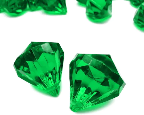 Miniatura 5 de Relleno de jarrón de gemas falsas de diamantes acrílicos, 110 piezas de diamantes de plástico, joyas de cristales grandes con agujeros para niños