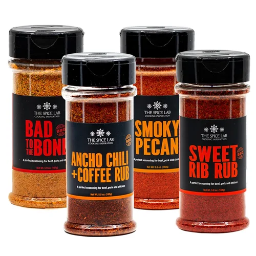 Juego de 4 tarros cocteleros para asar a la parrilla, condimentos premium para parrilla, juego de accesorios para barbacoa, imprescindible para cada