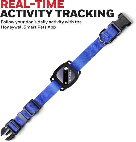 Miniatura 2 de Honeywell Rastreador de actividad para mascotas con GPS para perros, azul - Usa tu collar o incluye talla única, para todos los cuello, geo-cercado