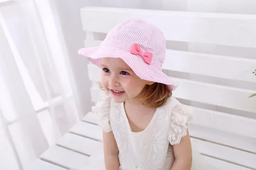 Miniatura 7 de jerague Sombrero de sol transpirable para niños y niñas pequeños, de algodón, plegable, con protección SPF 50+