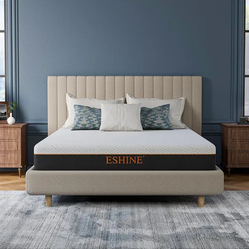 Miniatura 11 de Eshine - Colchón Twin XL para alivio del dolor de espalda, de 8 pulgadas de espuma viscoelástica con gel de enfriamiento - Fabricado en EE.UU.