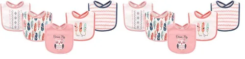 Miniatura 34 de Hudson - Babero unisex de algodón para bebé, baberos de algodón, talla única , Cactus rosa