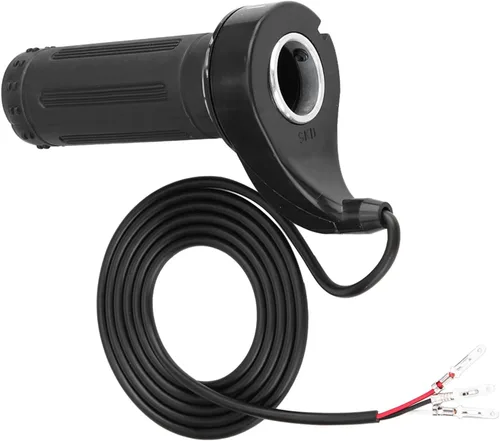 Miniatura 3 de Zerone Acelerador eléctrico, acelerador de motocicleta de 0.886 in/0.88 pulgadas, agarre de acelerador de velocidad con 3 cables para la mayoría